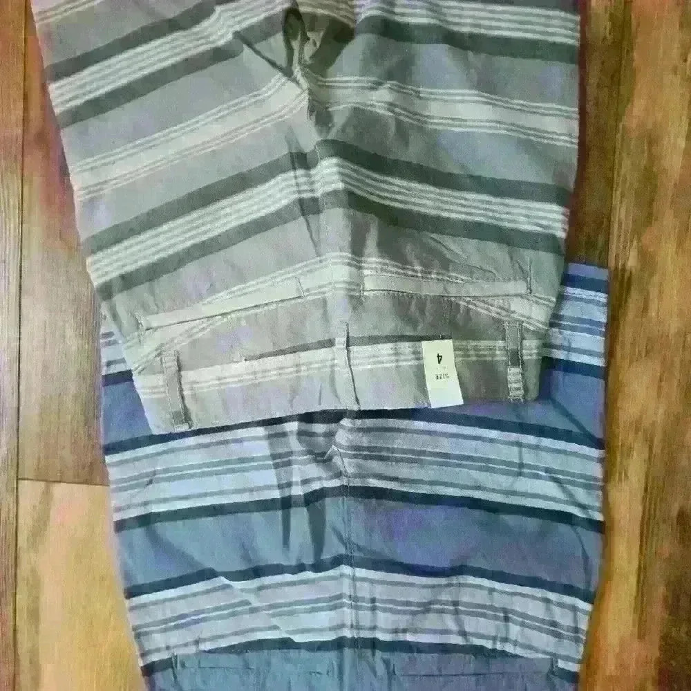 Children's place boys size 4 dual bundle shorts striped shorts new with tags - Picture 5 of 10